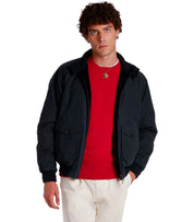 BOMBER JACKET G9 WAXED BLUE BARACUTA