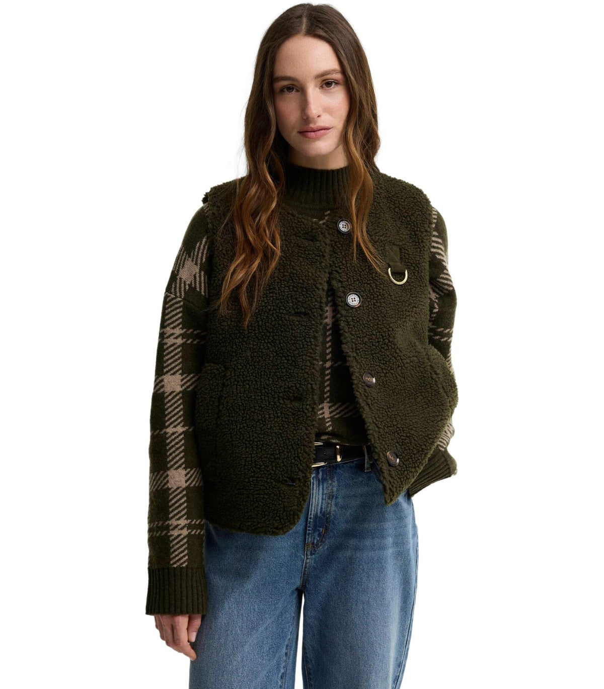 BODYWARMER BOWES OLIJFGROEN BARBOUR