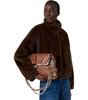 PELLICCIA ANEMONE MARRONE MAX MARA WEEKEND
