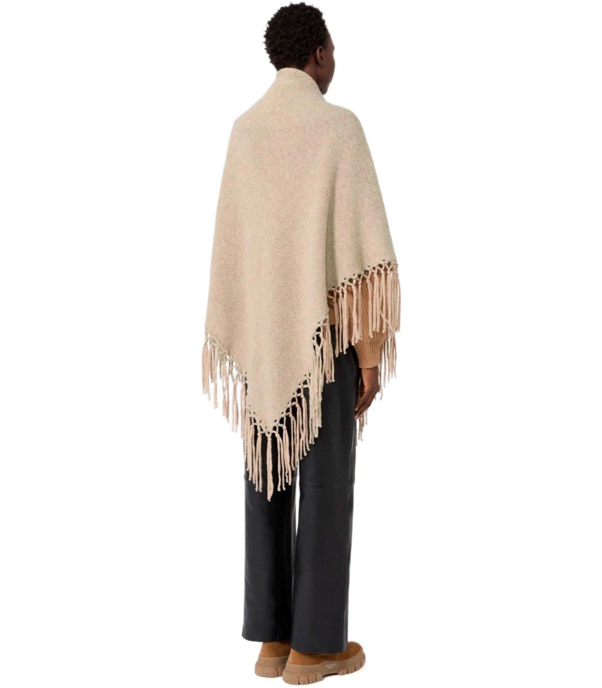 STRICKCAPE TORNADO BEIGE MAX MARA WEEKEND
