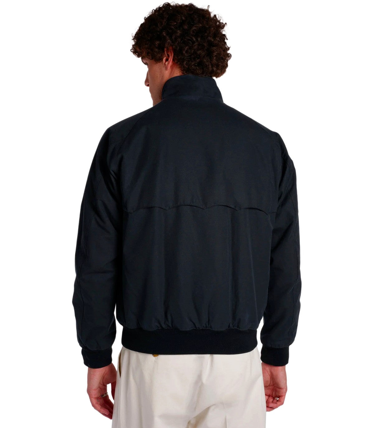 BOMBER JACKET G9 WAXED BLUE BARACUTA