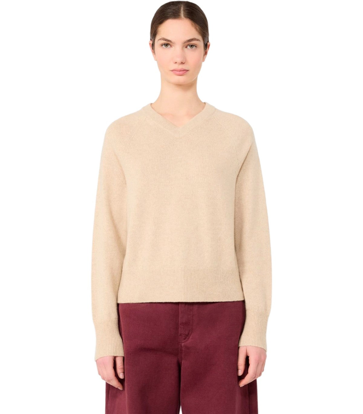 PULLOVER PADRE MANDORLA CASHMERE MAX MARA WEEKEND