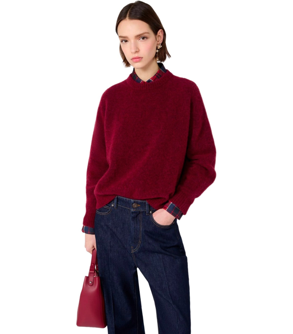 PULLOVER TUONO BORDEAUX MAX MARA WEEKEND