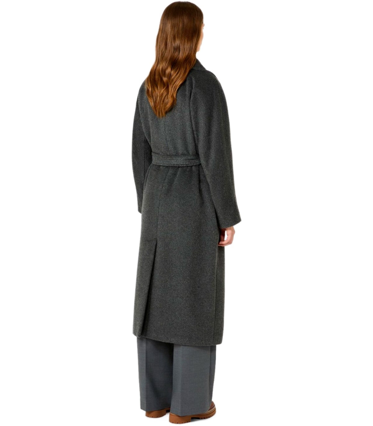 BELTED COAT TEMPERA ANTHRACITE MAX MARA WEEKEND