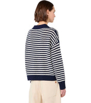 PULLOVER SPIGA BLAU WEISS MAX MARA WEEKEND