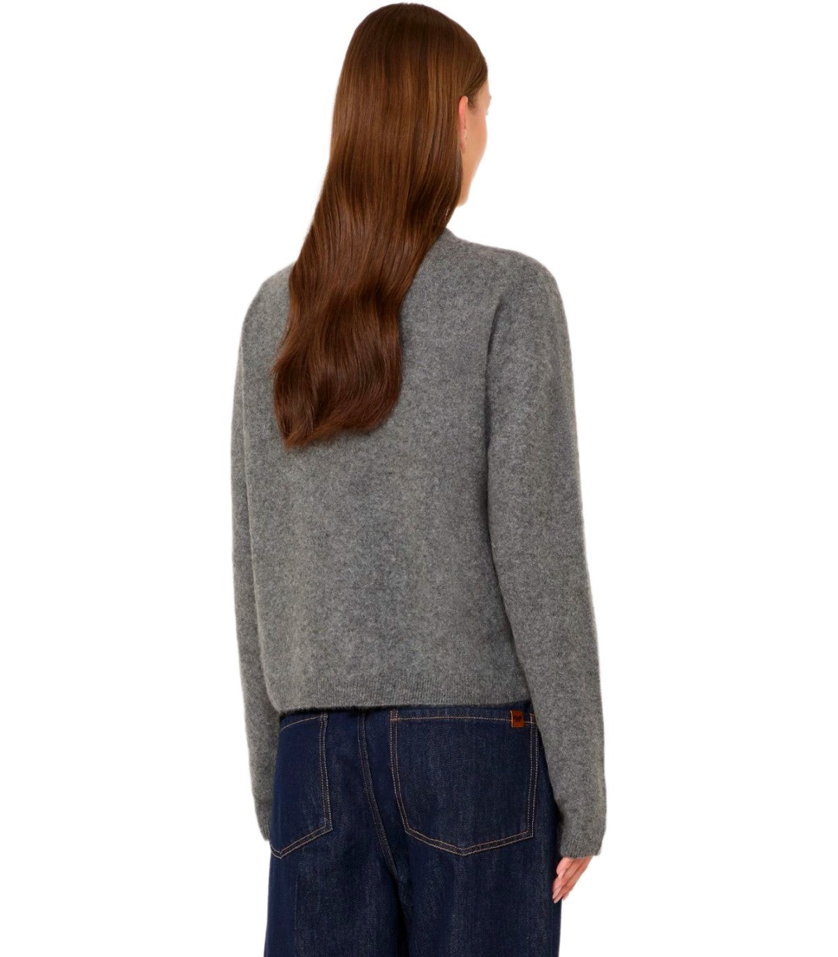 CARDIGAN ESPOSTO GRIGIO MAX MARA WEEKEND