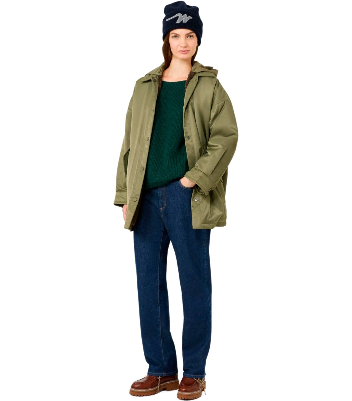 DOUDOUNE RÉVERSIBLE SPIGOLA VERT MAX MARA WEEKEND