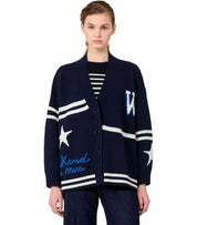CARDIGAN BELGIO BLU MAX MARA WEEKEND