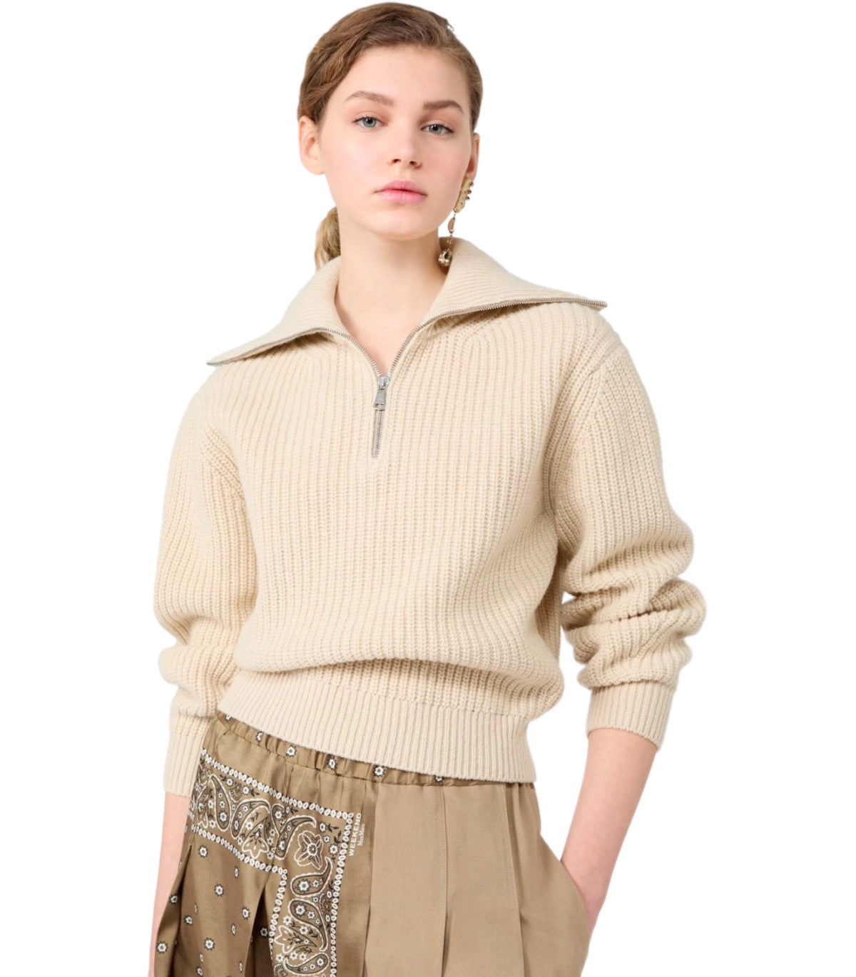 PULLOVER LASER CREME MAX MARA WEEKEND