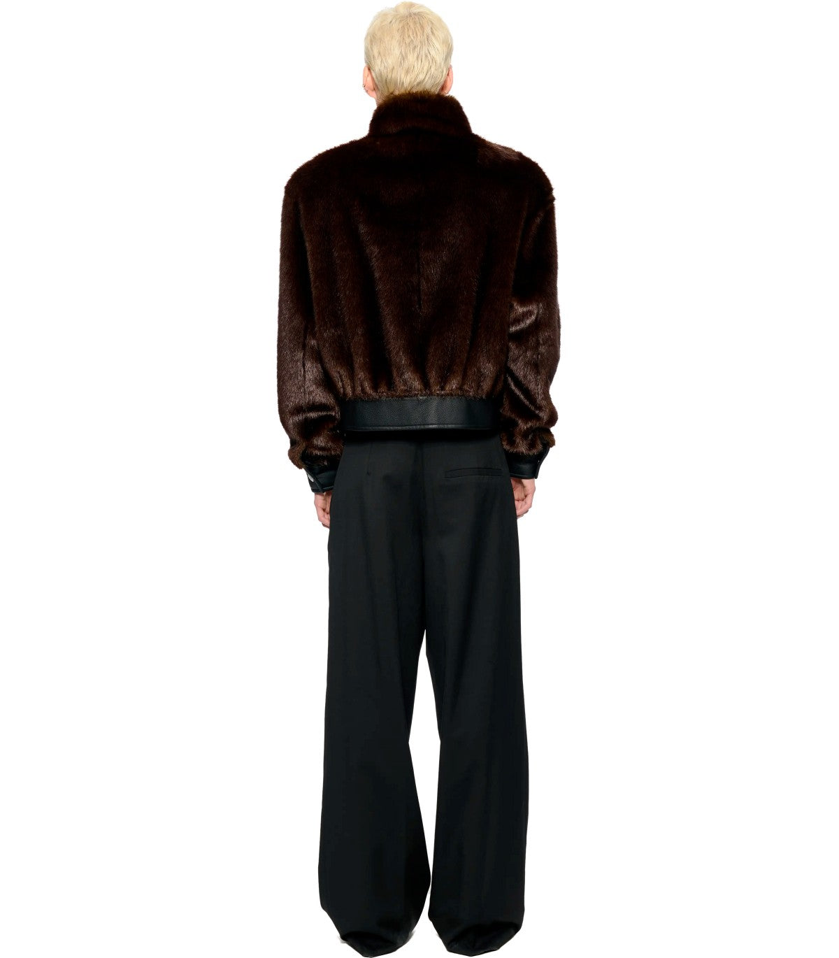 BOMBER PELLICCIA LULA MARRONE STAND STUDIO