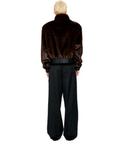 BOMBER PELLICCIA LULA MARRONE STAND STUDIO