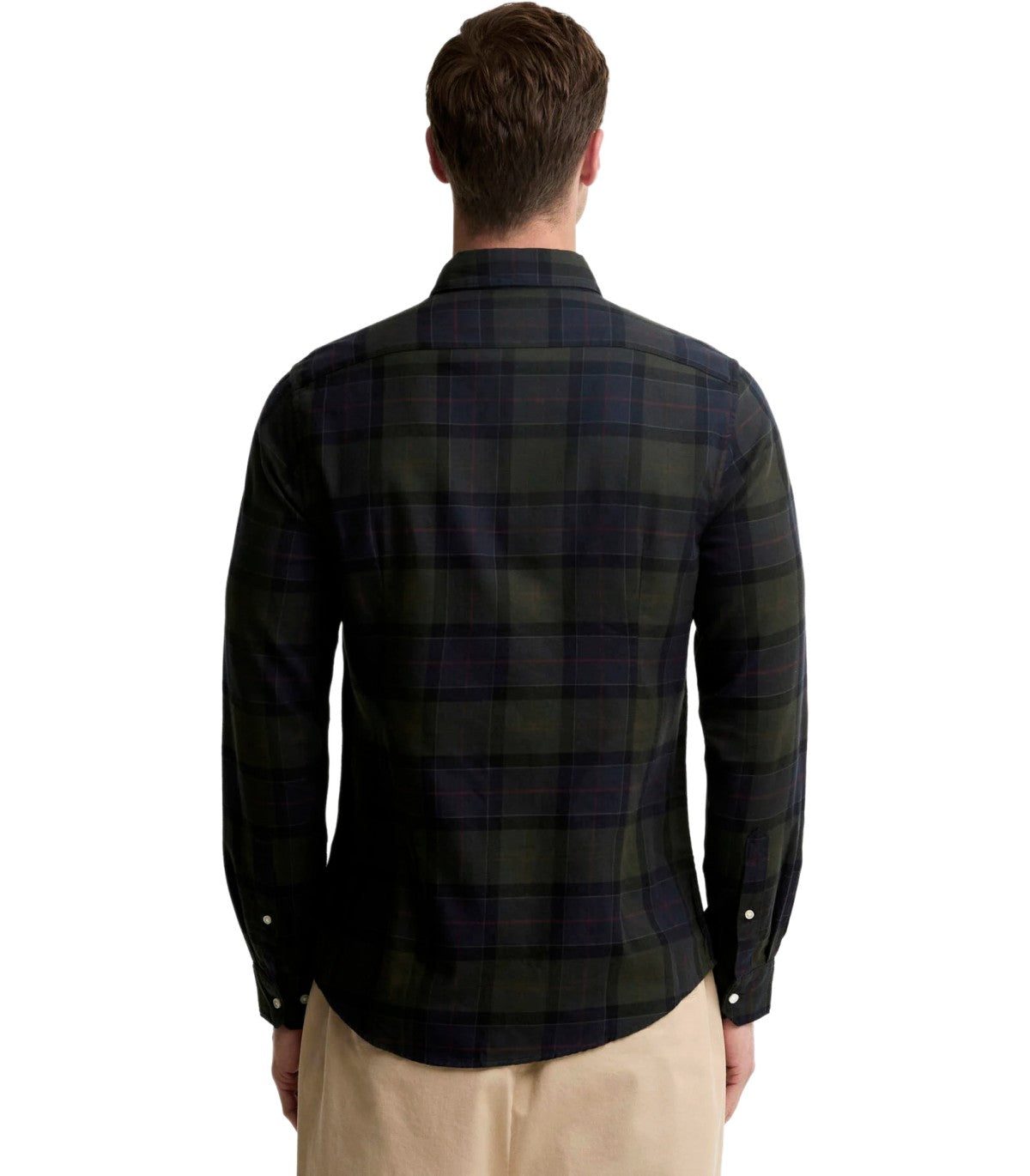 CHEMISE FORTROSE VERT BLEU BARBOUR