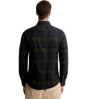 CHEMISE FORTROSE VERT BLEU BARBOUR