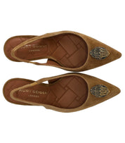 SLINGBACK BELGRAVIA IN BEIGE SUEDE KURT GEIGER
