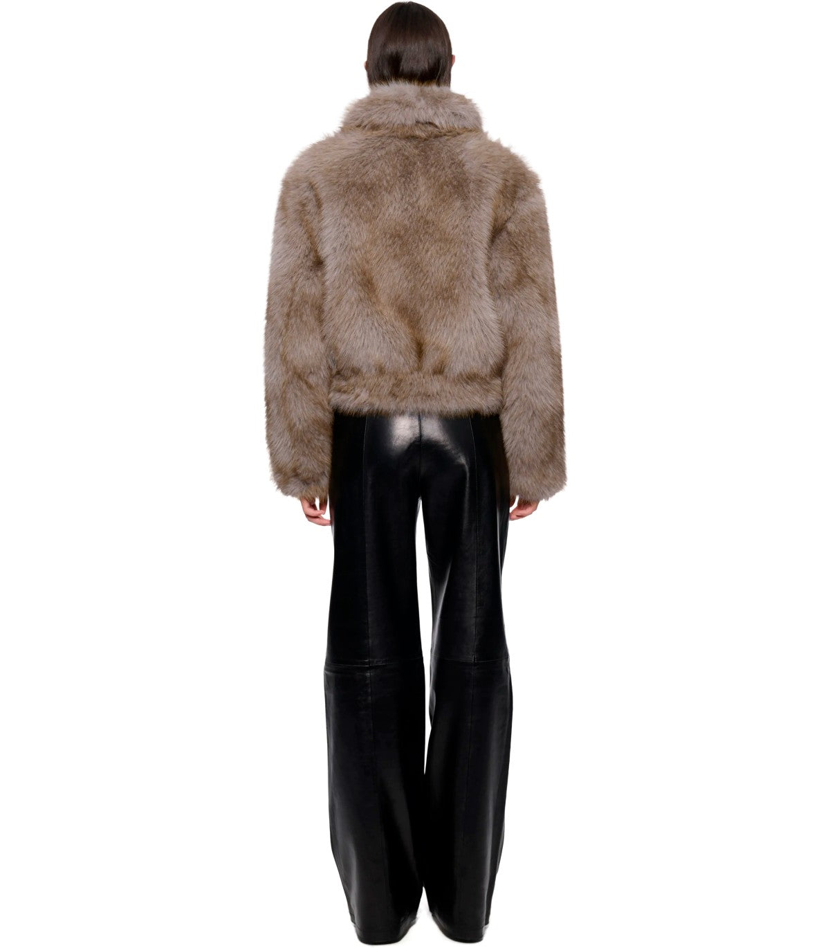 PELLICCIA LENA GRIGIA STAND STUDIO