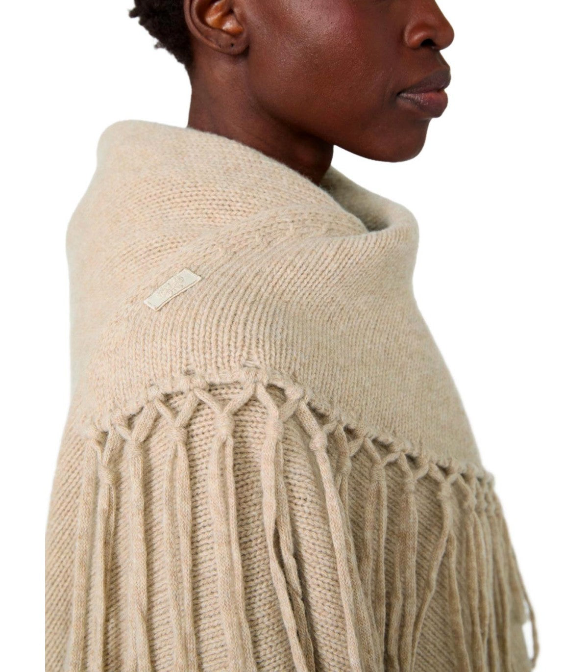 STRICKCAPE TORNADO BEIGE MAX MARA WEEKEND