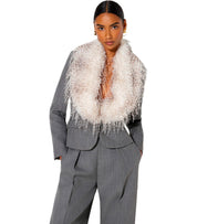 WOOL BLAZER GREY ELISABETTA FRANCHI