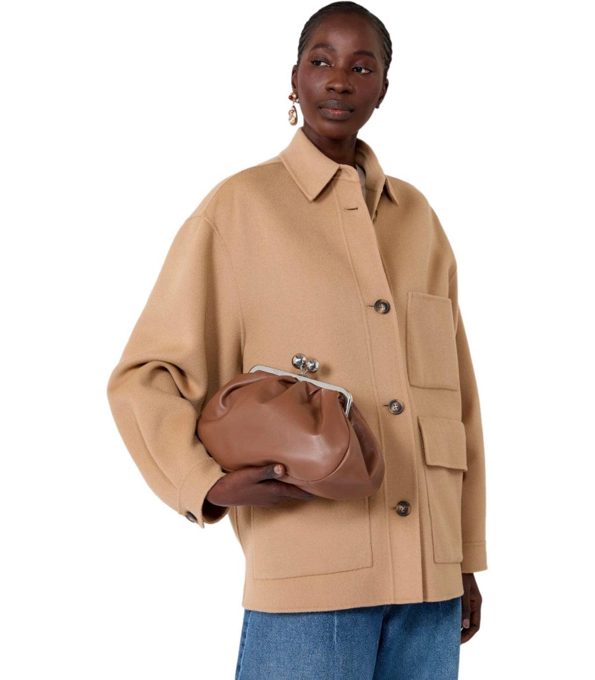 JACKET FOLK CAMEL MAX MARA WEEKEND