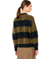GESTREIFTER PULLOVER TUONO GRÜN MAX MARA WEEKEND