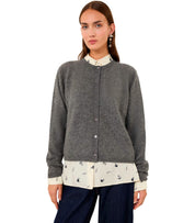CARDIGAN ESPOSTO GRIGIO MAX MARA WEEKEND