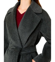 BELTED COAT TEMPERA ANTHRACITE MAX MARA WEEKEND