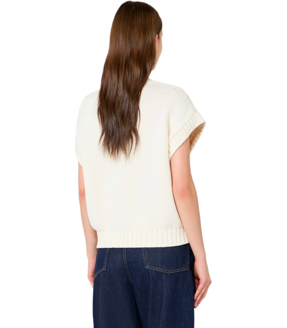 GILET PASCIA ECRU MAX MARA WEEKEND