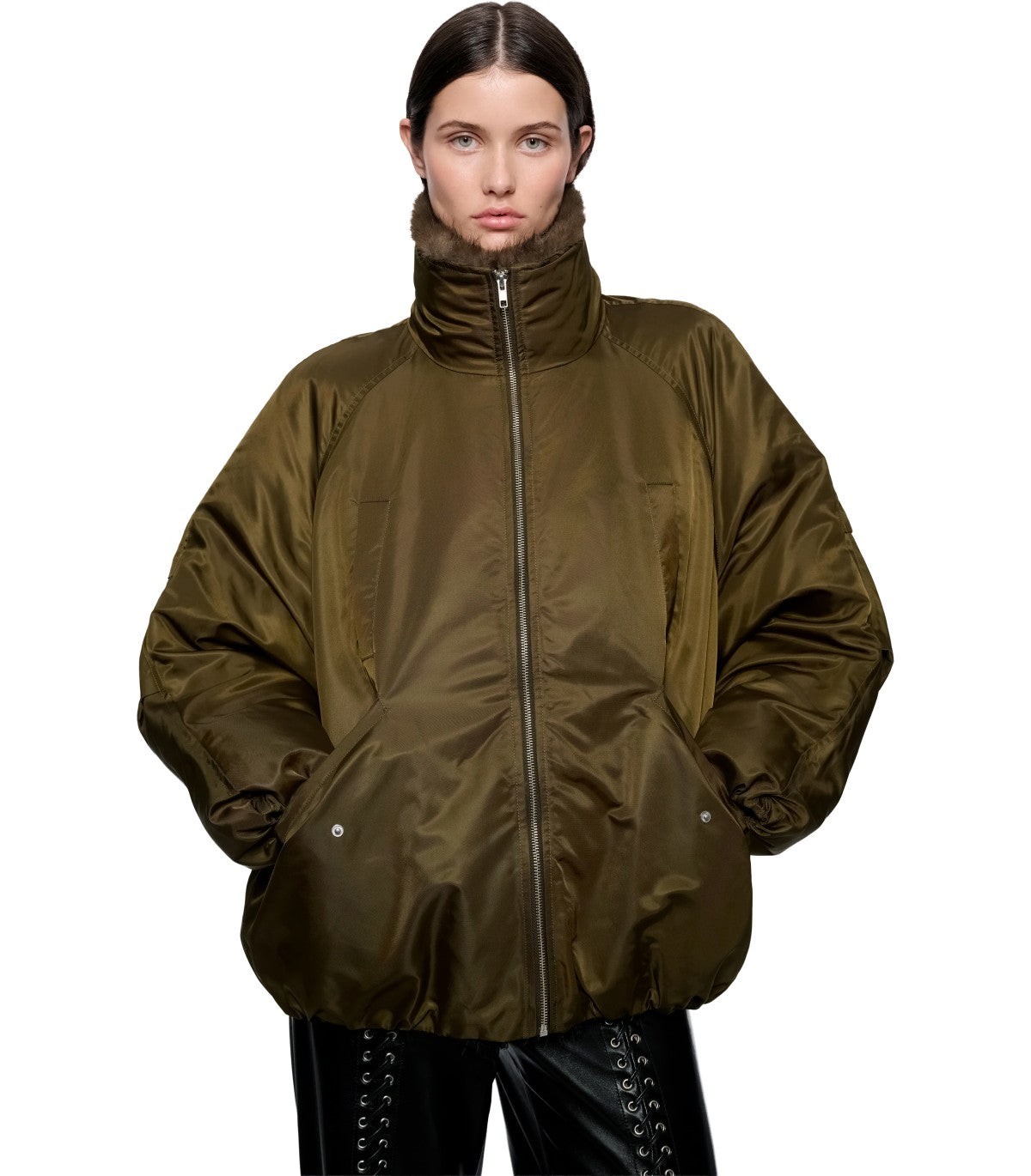 PARKA THILDA MILITARY GREEN STAND STUDIO
