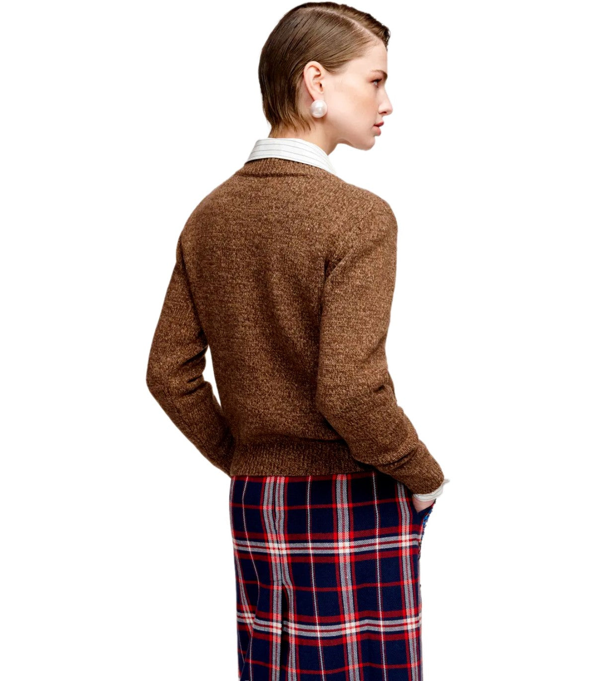 WOLLPULLOVER KORINE BRAUN ESSENTIEL ANTWERP