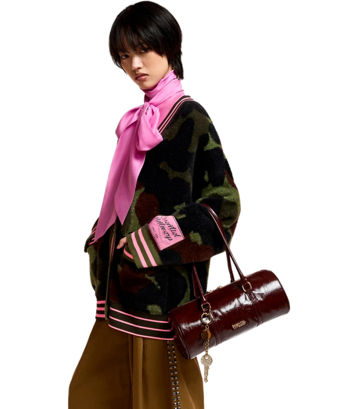 CARDIGAN KAMOO CAMOUFLAGE ESSENTIEL ANTWERP