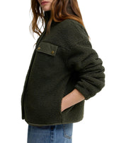 BARBOUR FLEECE GREEN PILE