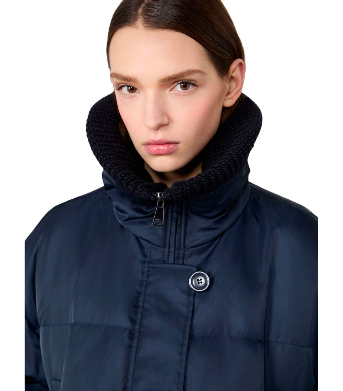 PUFFER JACKET EBURNEA BLUE MAX MARA WEEKEND