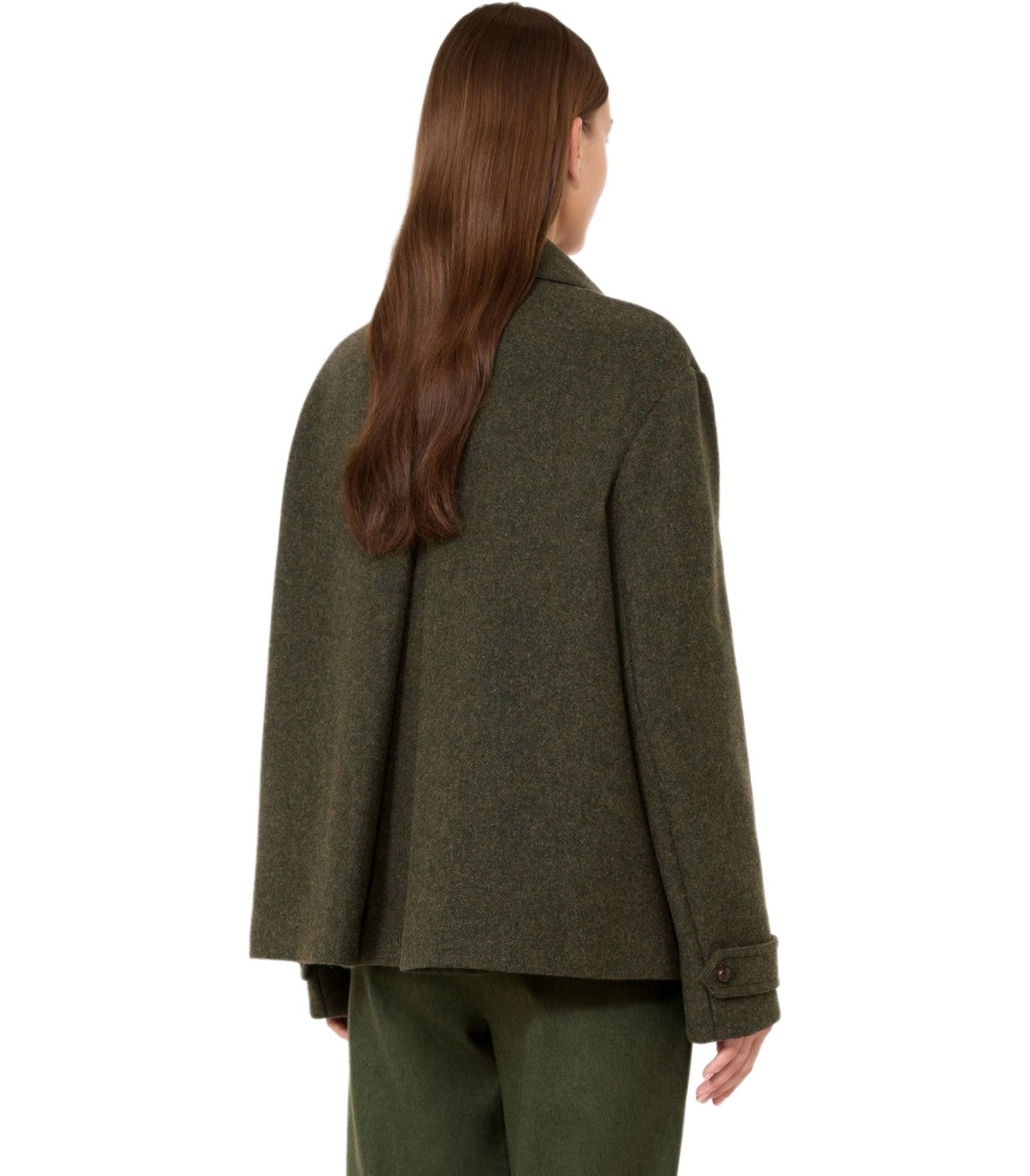 CAPPOTTO CORTO DIORAMA VERDE MAX MARA WEEKEND