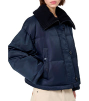 PUFFER JACKET EBURNEA BLUE MAX MARA WEEKEND