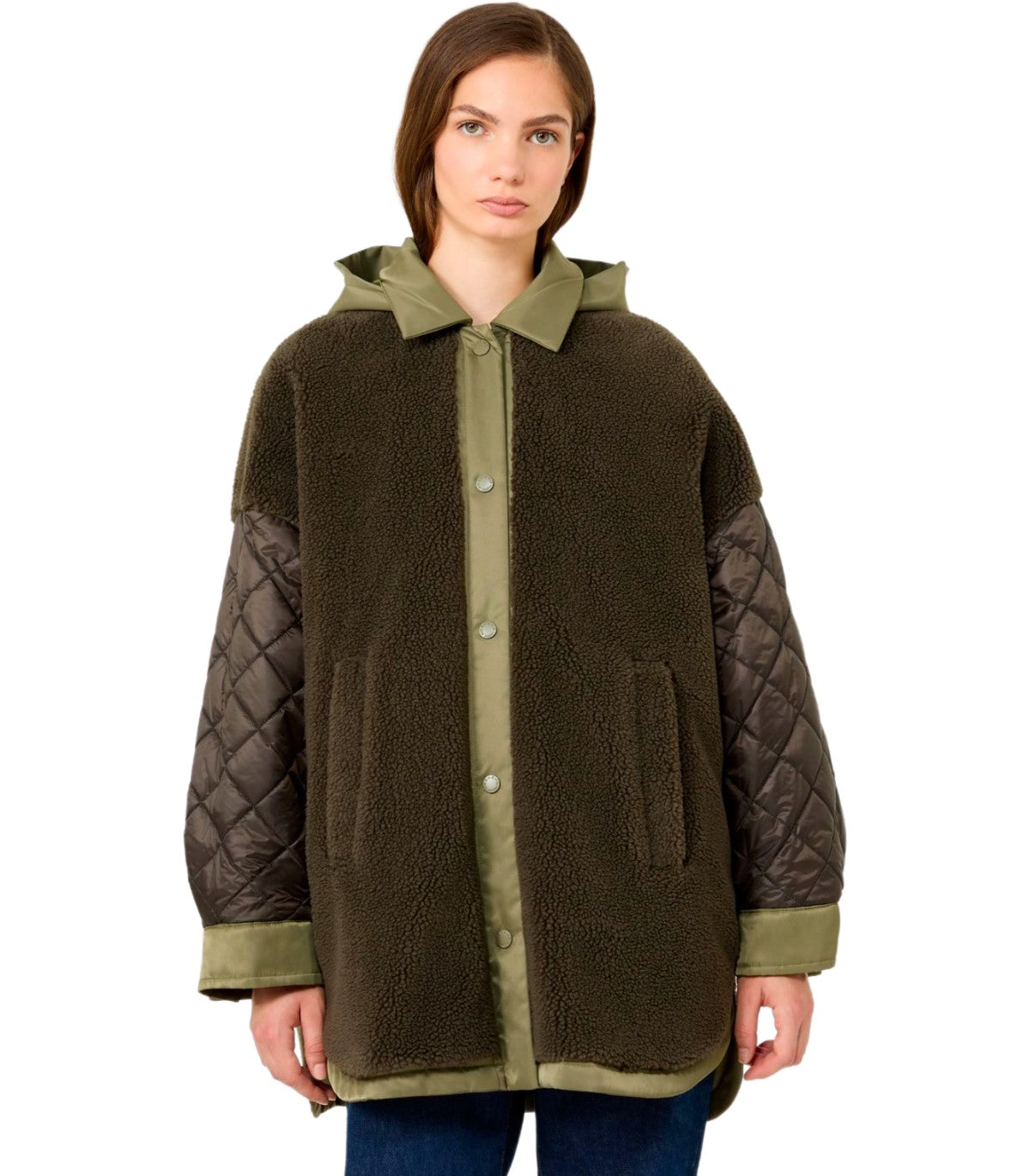 DOUDOUNE RÉVERSIBLE SPIGOLA VERT MAX MARA WEEKEND