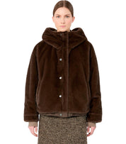REVERSIBLE JACKET ZANNA BROWN MAX MARA WEEKEND