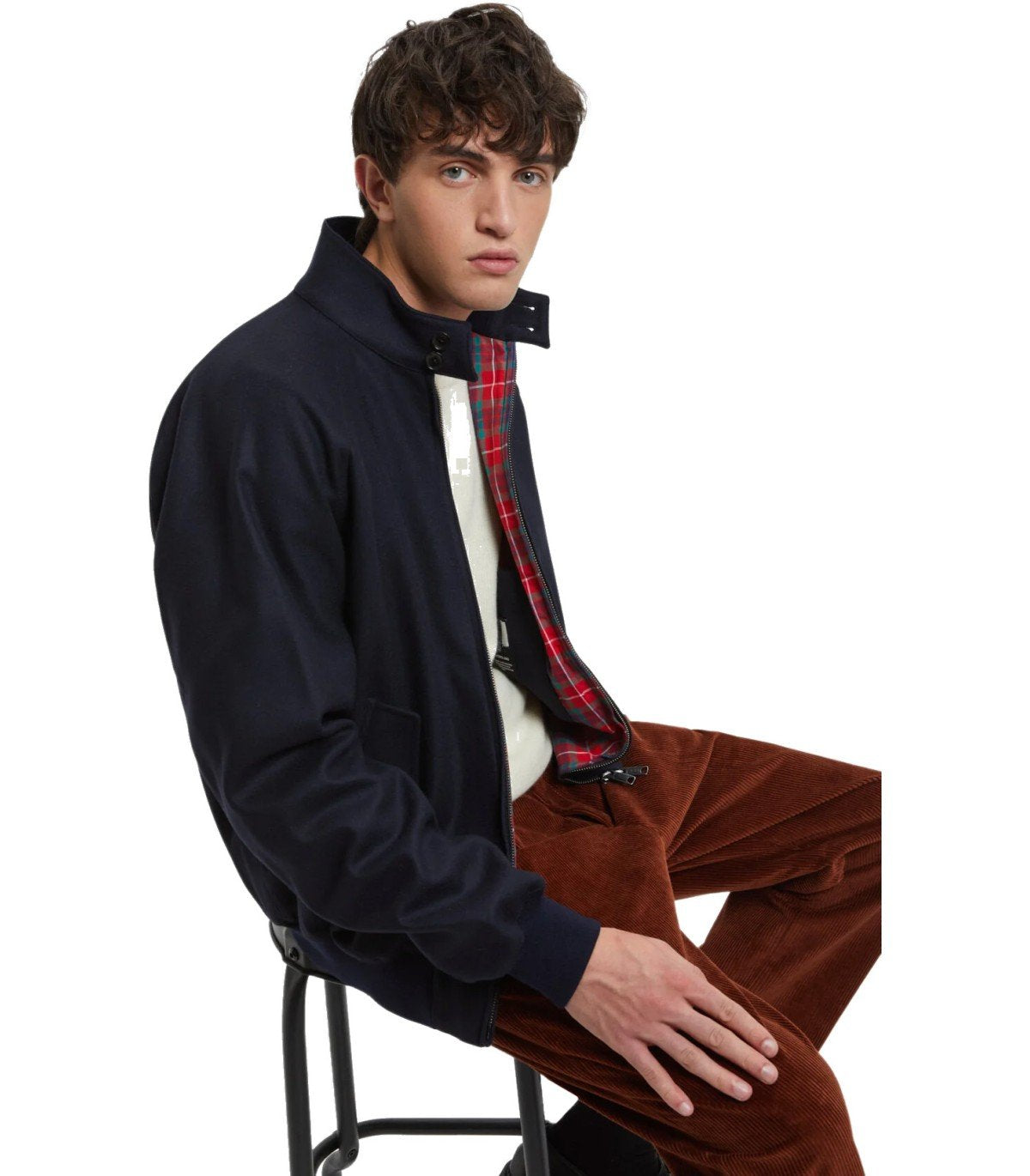 BOMBER G9 MELTON DEEP BLU BARACUTA