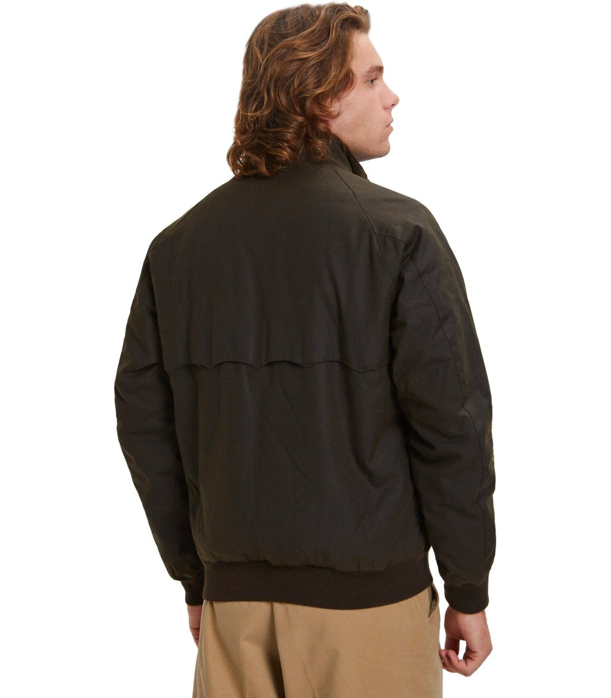 BOMBER G9 WAXED POCKET VERDE MILITARE BARACUTA